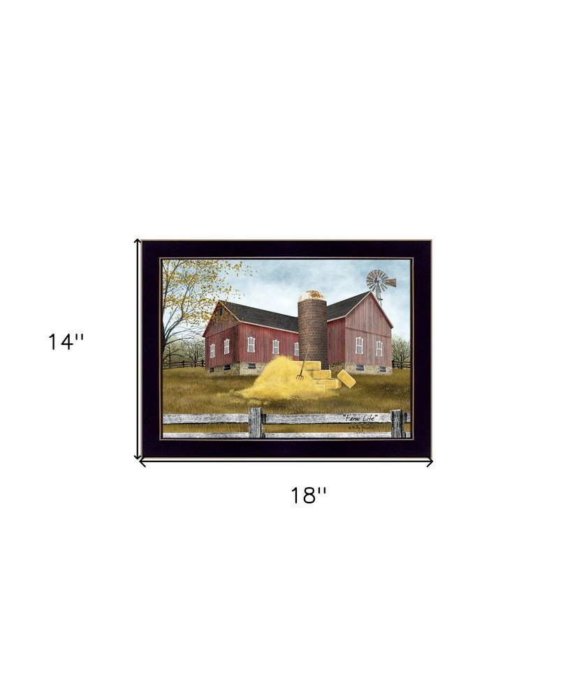 Farm Life 3 Black Framed Print Wall Art — view 9