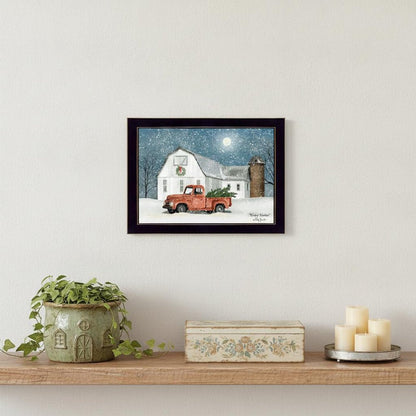 Wintry Weather 1 Black Framed Print Wall Art HomeRoots