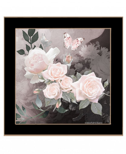 Noir Roses 1 Black Framed Print Wall Art HomeRoots