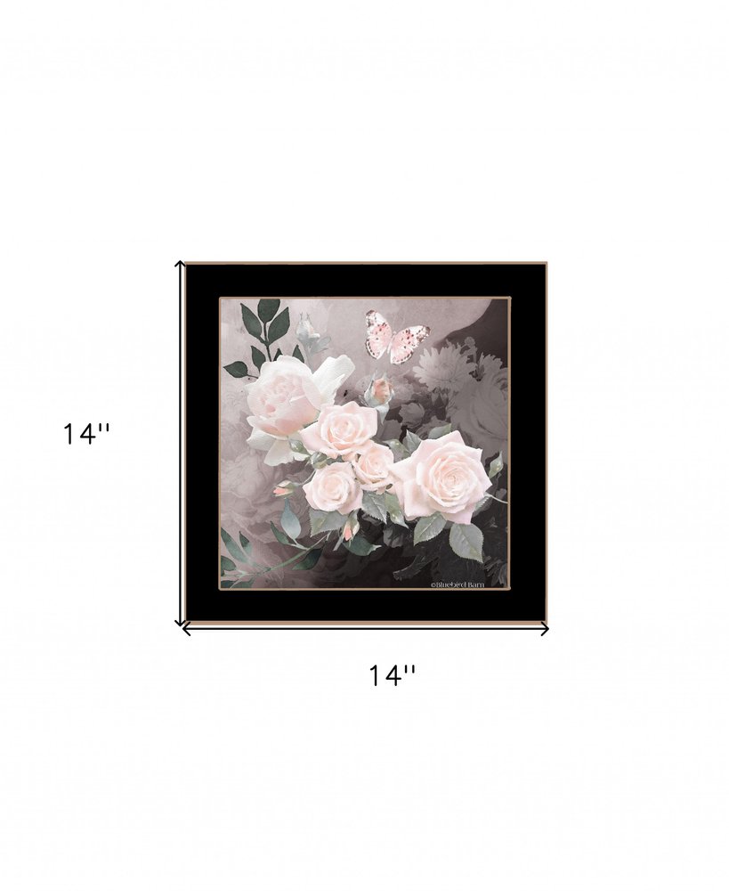 Noir Roses 1 Black Framed Print Wall Art HomeRoots