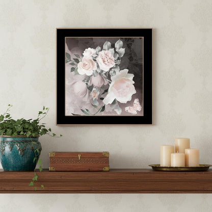Noir Roses IV 3 White Framed Print Wall Art HomeRoots