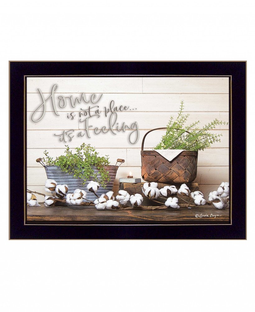 Home is not a Place 1 Black Framed Print Wall Art HomeRoots