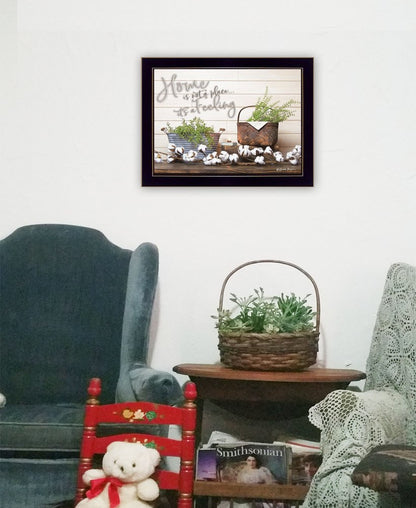 Home is not a Place 1 Black Framed Print Wall Art HomeRoots