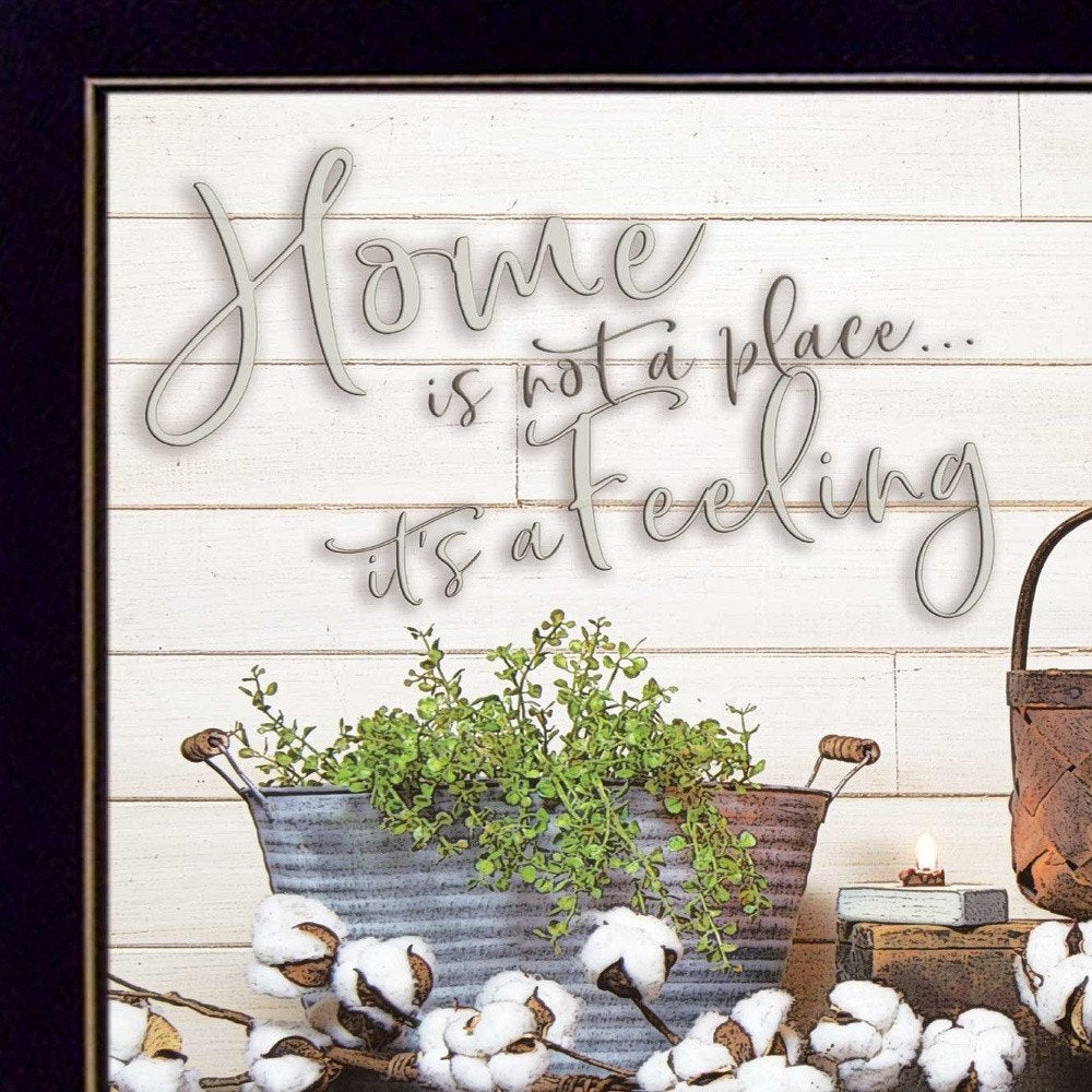 Home is not a Place 1 Black Framed Print Wall Art HomeRoots