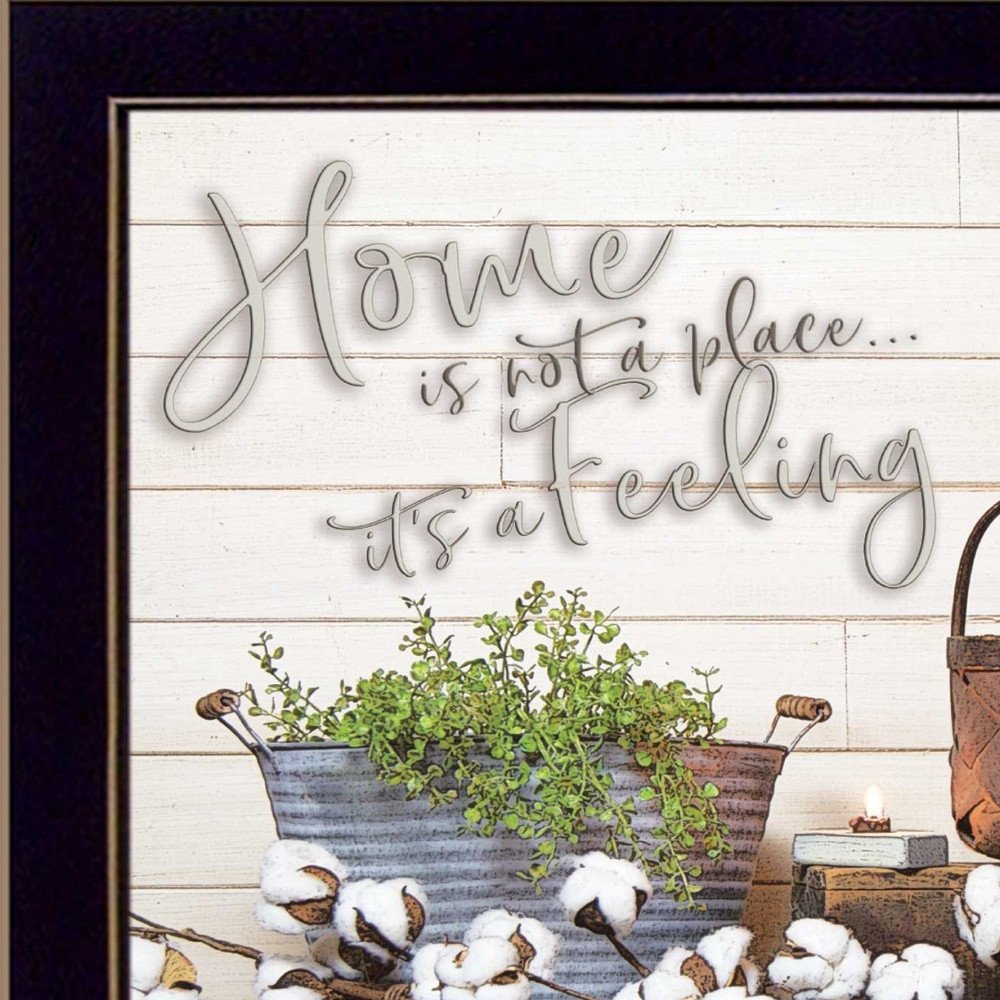 Home is not a Place 1 Black Framed Print Wall Art HomeRoots
