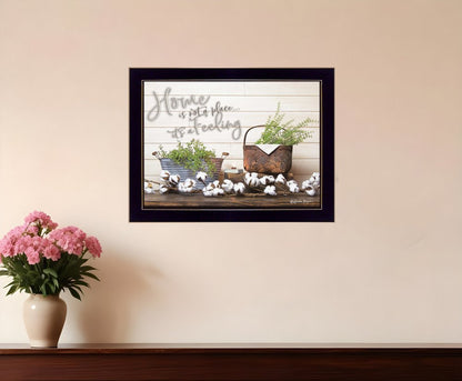 Home is not a Place 1 Black Framed Print Wall Art HomeRoots