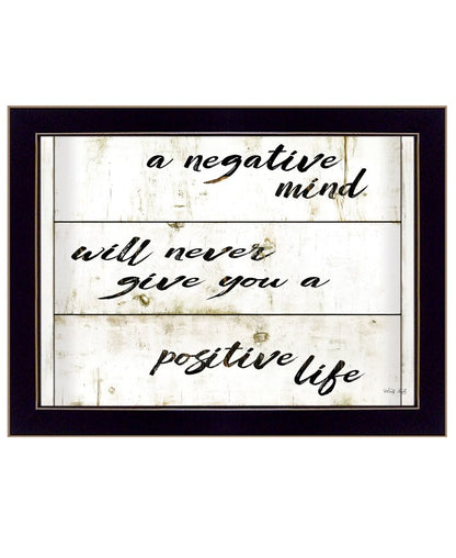 Positive Life 2 White Framed Print Wall Art HomeRoots