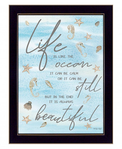 Life is Like 1 Black Framed Print Wall Art HomeRoots