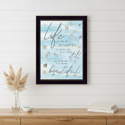 Life is Like 1 Black Framed Print Wall Art HomeRoots