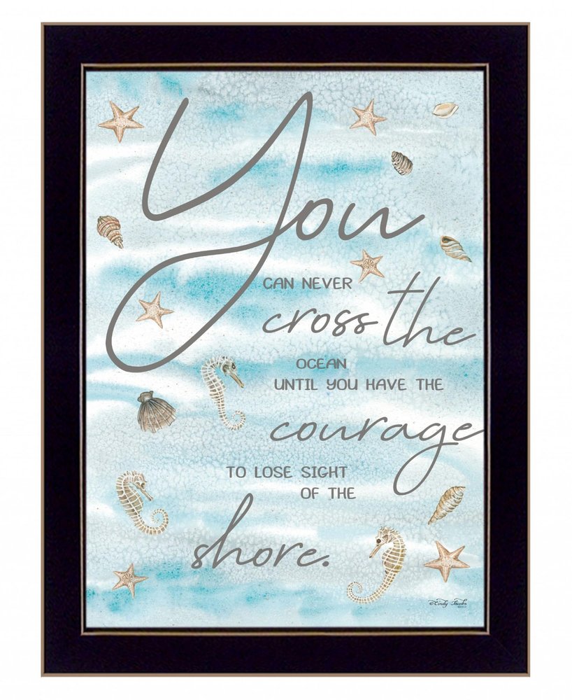 You Can Never 1 Black Framed Print Wall Art — view 2