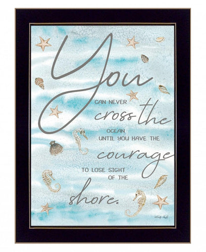 You Can Never 1 Black Framed Print Wall Art HomeRoots