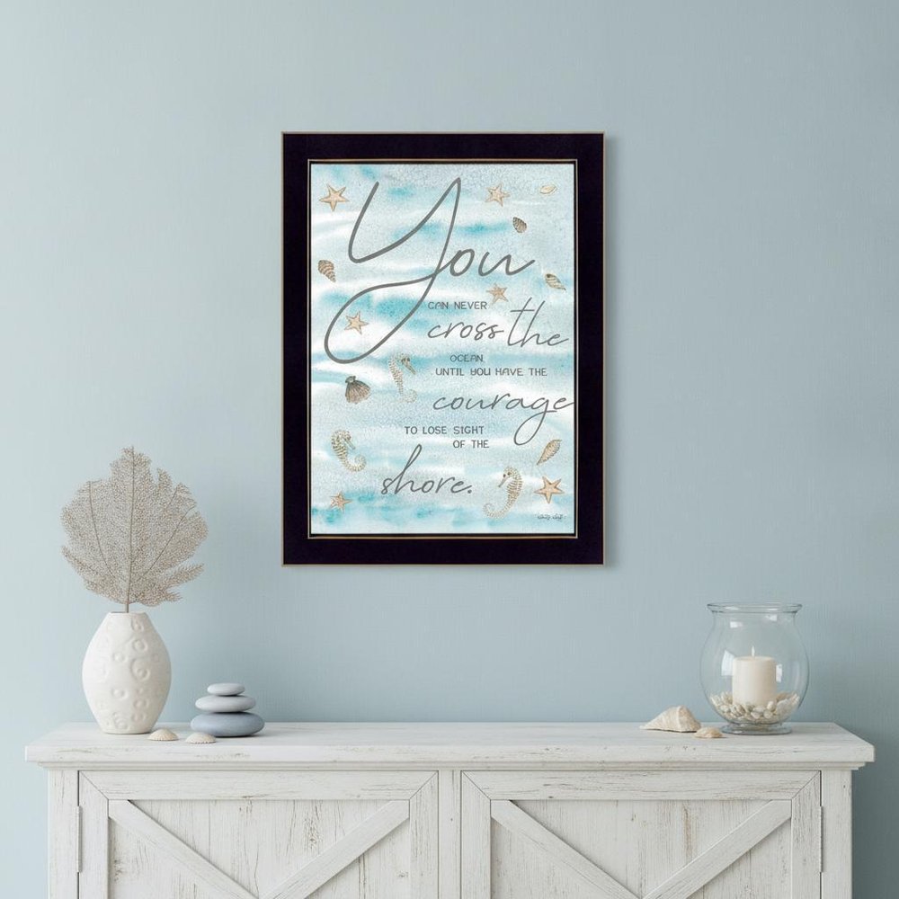 You Can Never 1 Black Framed Print Wall Art HomeRoots