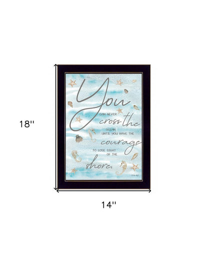 You Can Never 1 Black Framed Print Wall Art HomeRoots