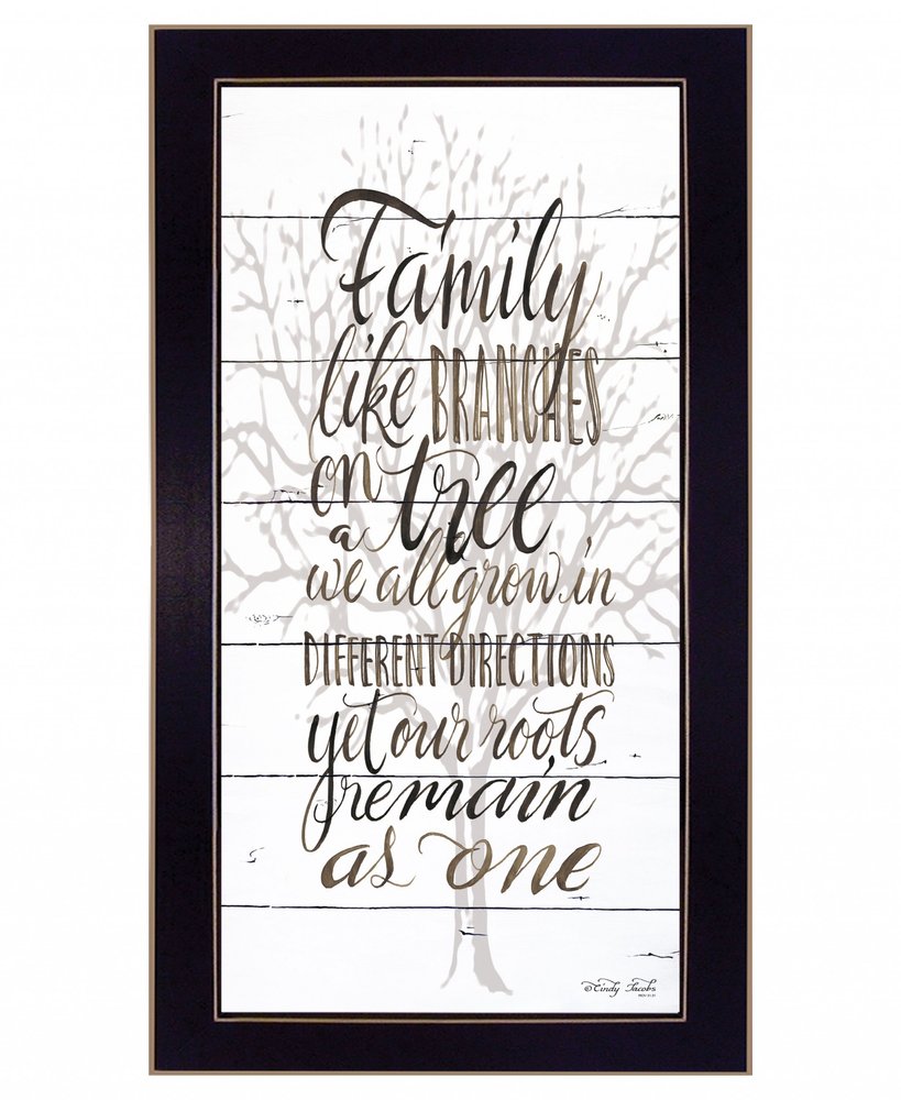 Family 3 Black Framed Print Wall Art HomeRoots