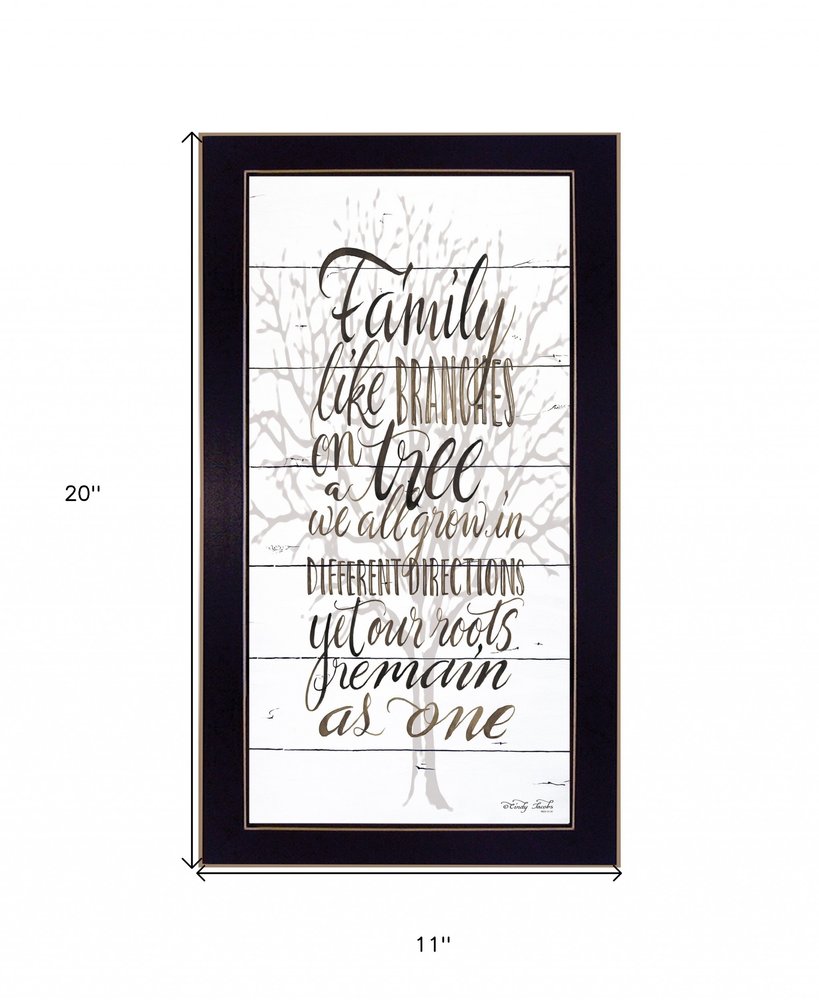 Family 3 Black Framed Print Wall Art HomeRoots