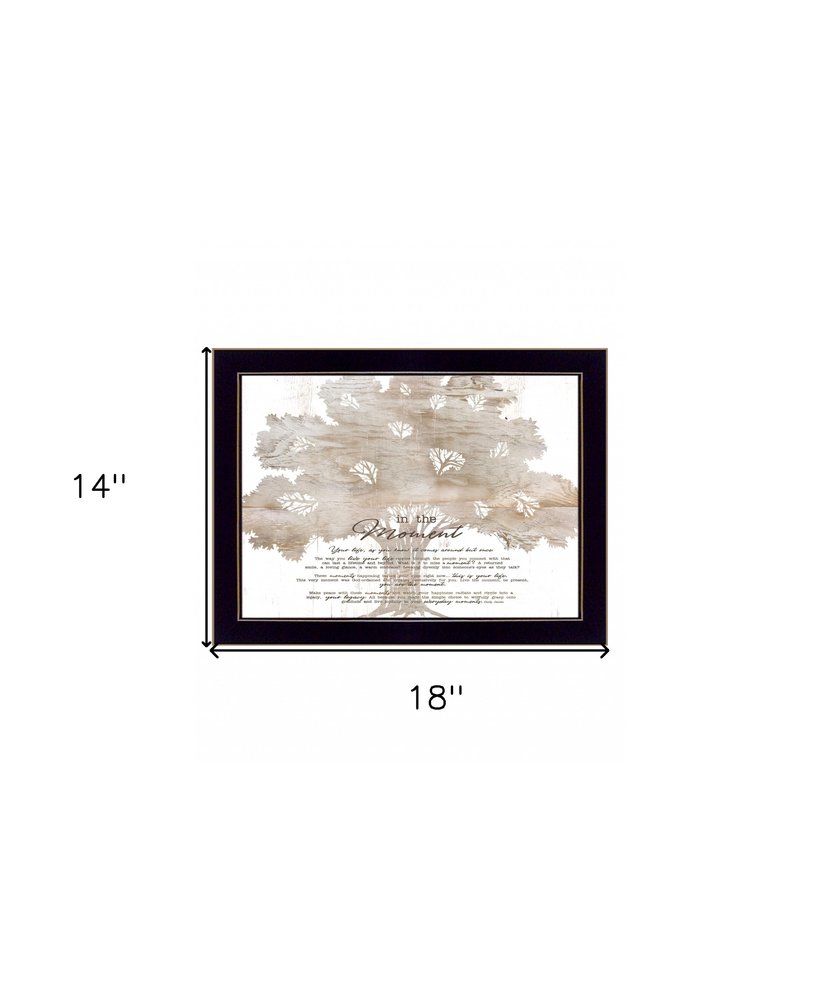 In the Moment 1 Black Framed Print Wall Art — view 4