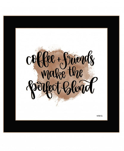 Coffee and Friends 1 Black Framed Print Wall Art HomeRoots