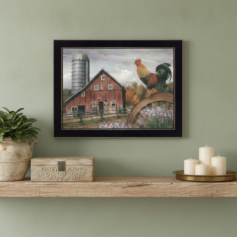 Good Morning Vermont 1 Black Framed Print Wall Art HomeRoots
