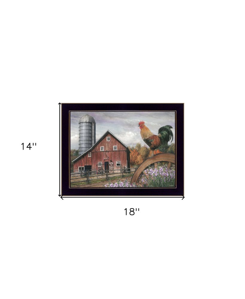 Good Morning Vermont 1 Black Framed Print Wall Art HomeRoots