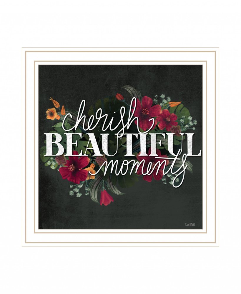 Cherish the Moments 2 White Framed Print Wall Art HomeRoots