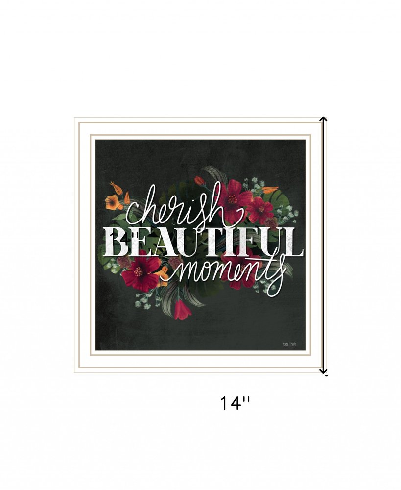 Cherish the Moments 2 White Framed Print Wall Art HomeRoots