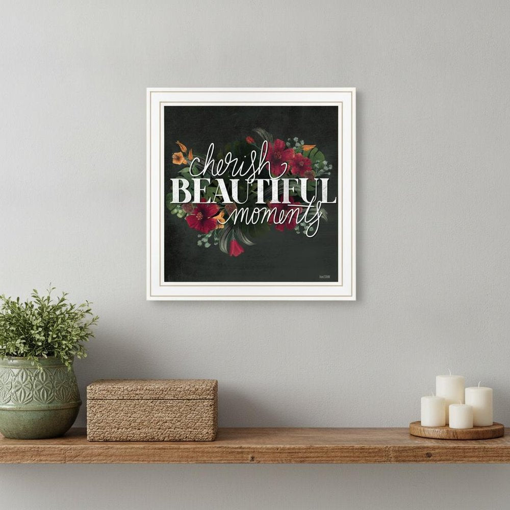 Cherish the Moments 2 White Framed Print Wall Art HomeRoots