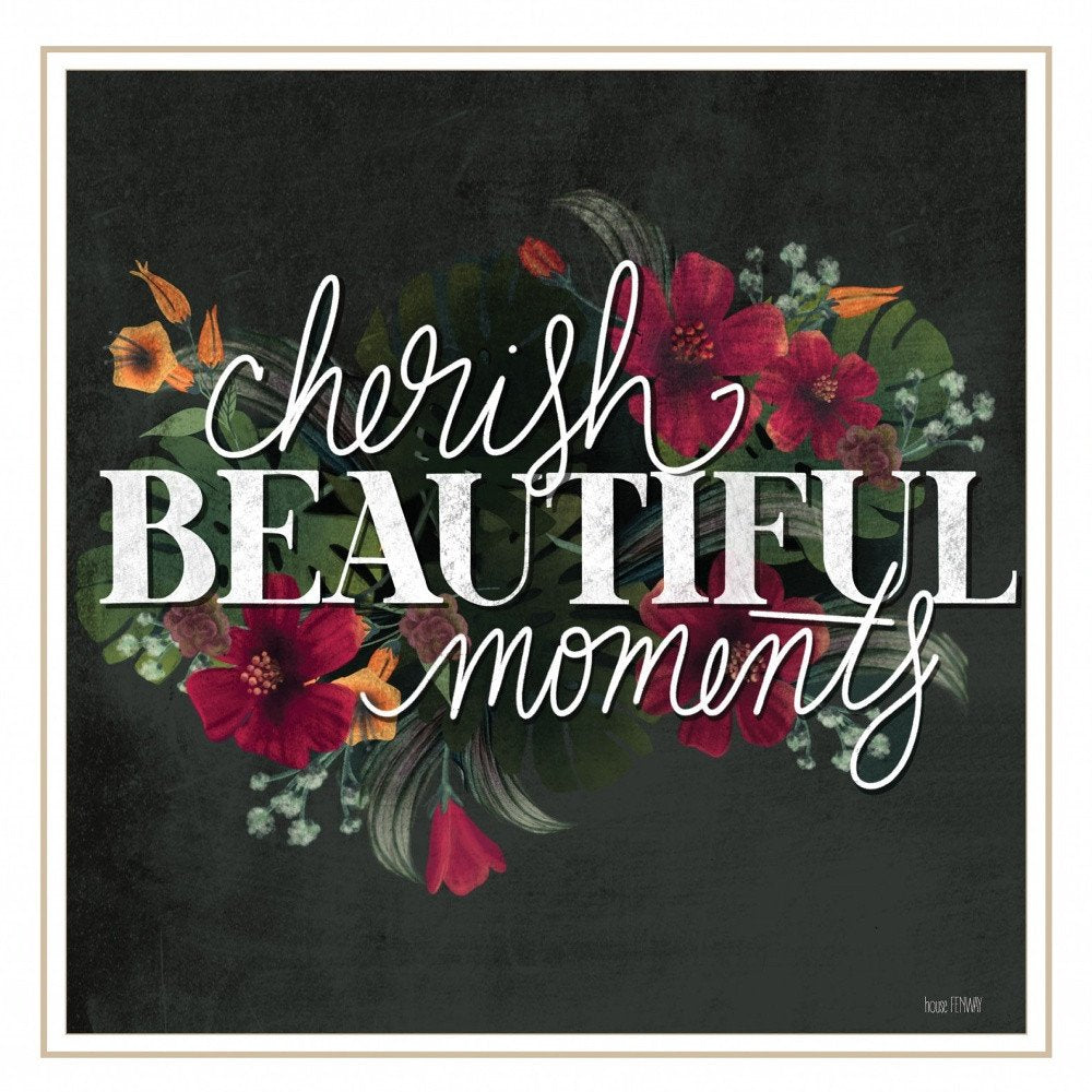 Cherish the Moments 2 White Framed Print Wall Art HomeRoots