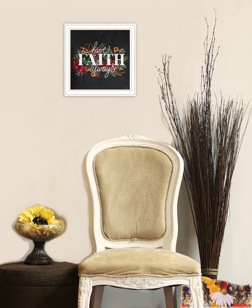 Have Faith 1 White Framed Print Wall Art HomeRoots