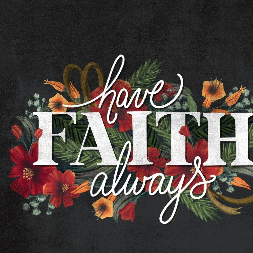 Have Faith 1 White Framed Print Wall Art HomeRoots