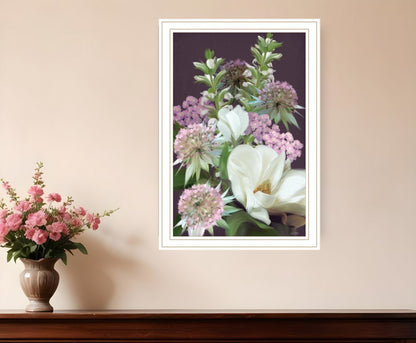 Wild For Plum Bouquet 1 White Framed Print Wall Art HomeRoots