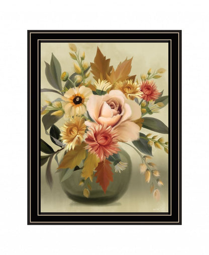 Autumn Bouquet 1 Black Framed Print Wall Art HomeRoots