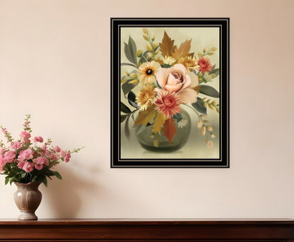 Autumn Bouquet 1 Black Framed Print Wall Art HomeRoots
