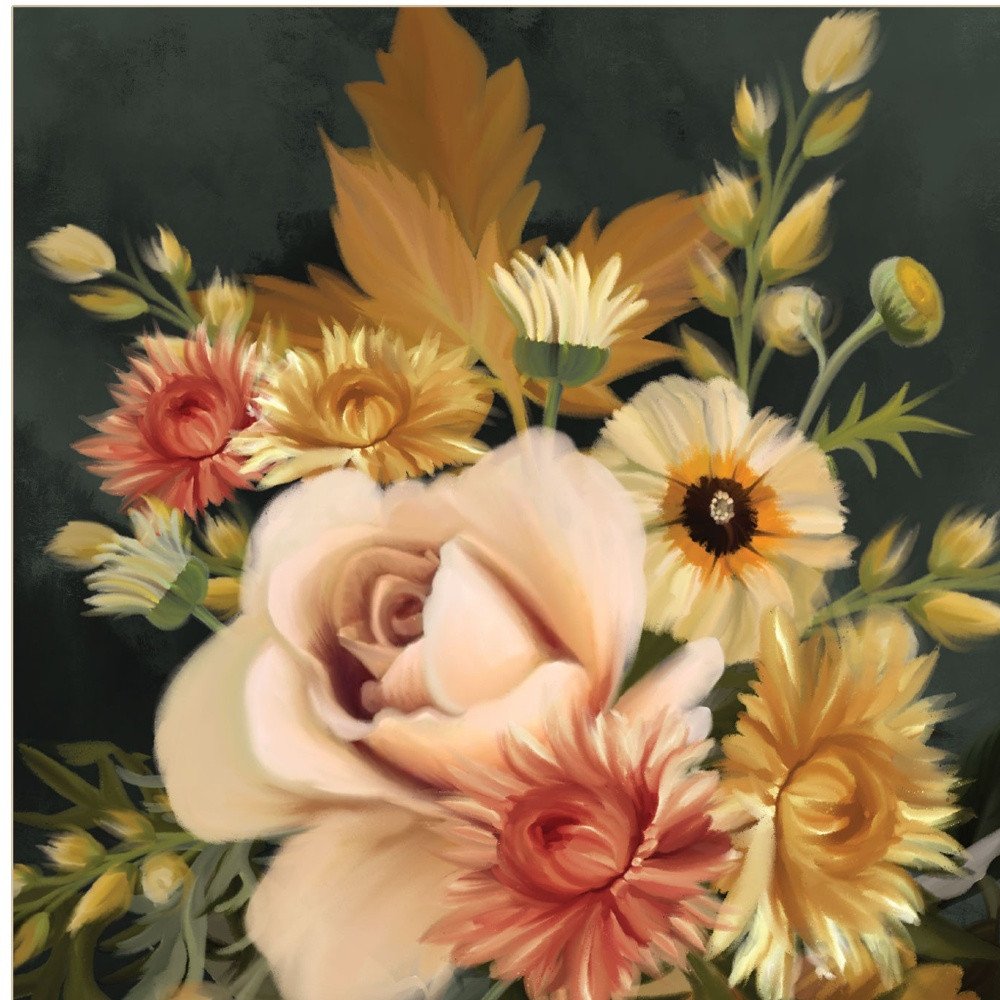 Romantic Autumn I 2 White Framed Print Wall Art HomeRoots