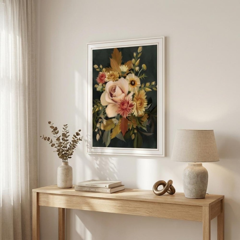 Romantic Autumn I 2 White Framed Print Wall Art HomeRoots