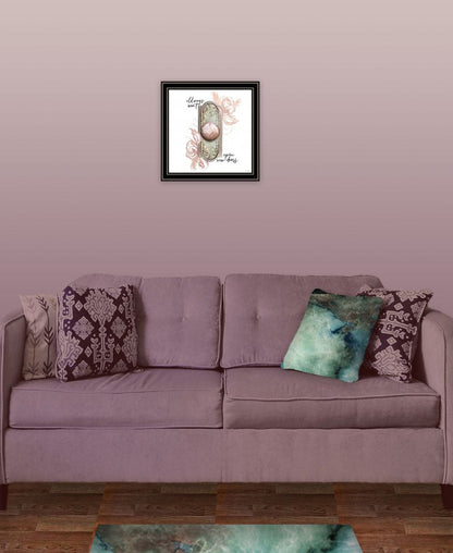 Old Ways in Blush 1 Black Framed Print Wall Art HomeRoots