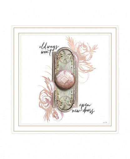 Old Ways in Blush 2 White Framed Print Wall Art HomeRoots