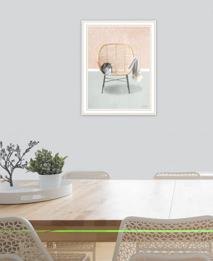 Happy Cat 2 White Framed Print Wall Art HomeRoots