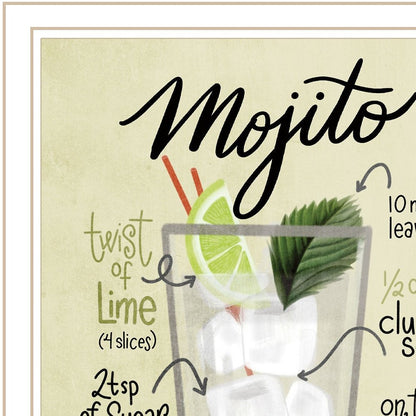 Mojito 2 White Framed Print Wall Art HomeRoots