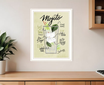 Mojito 2 White Framed Print Wall Art HomeRoots