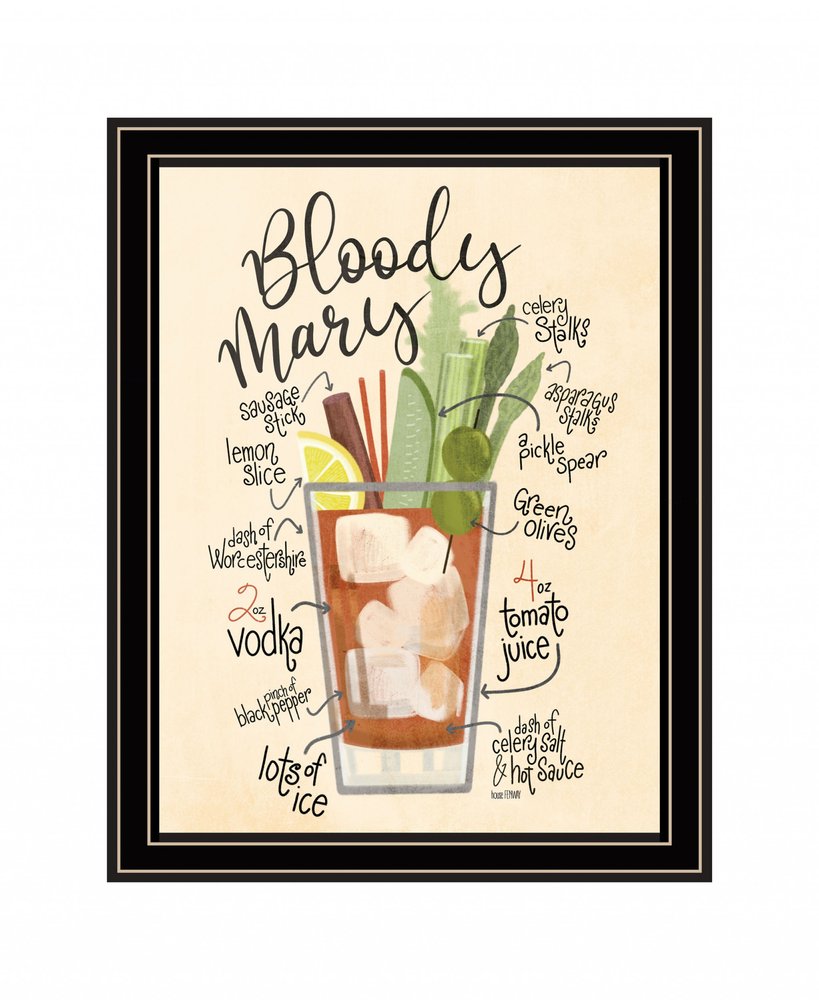 Bloody Mary 1 Black Framed Print Wall Art HomeRoots