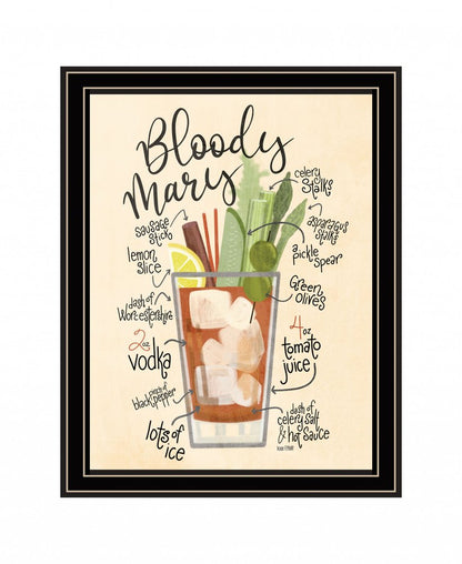 Bloody Mary 1 Black Framed Print Wall Art HomeRoots