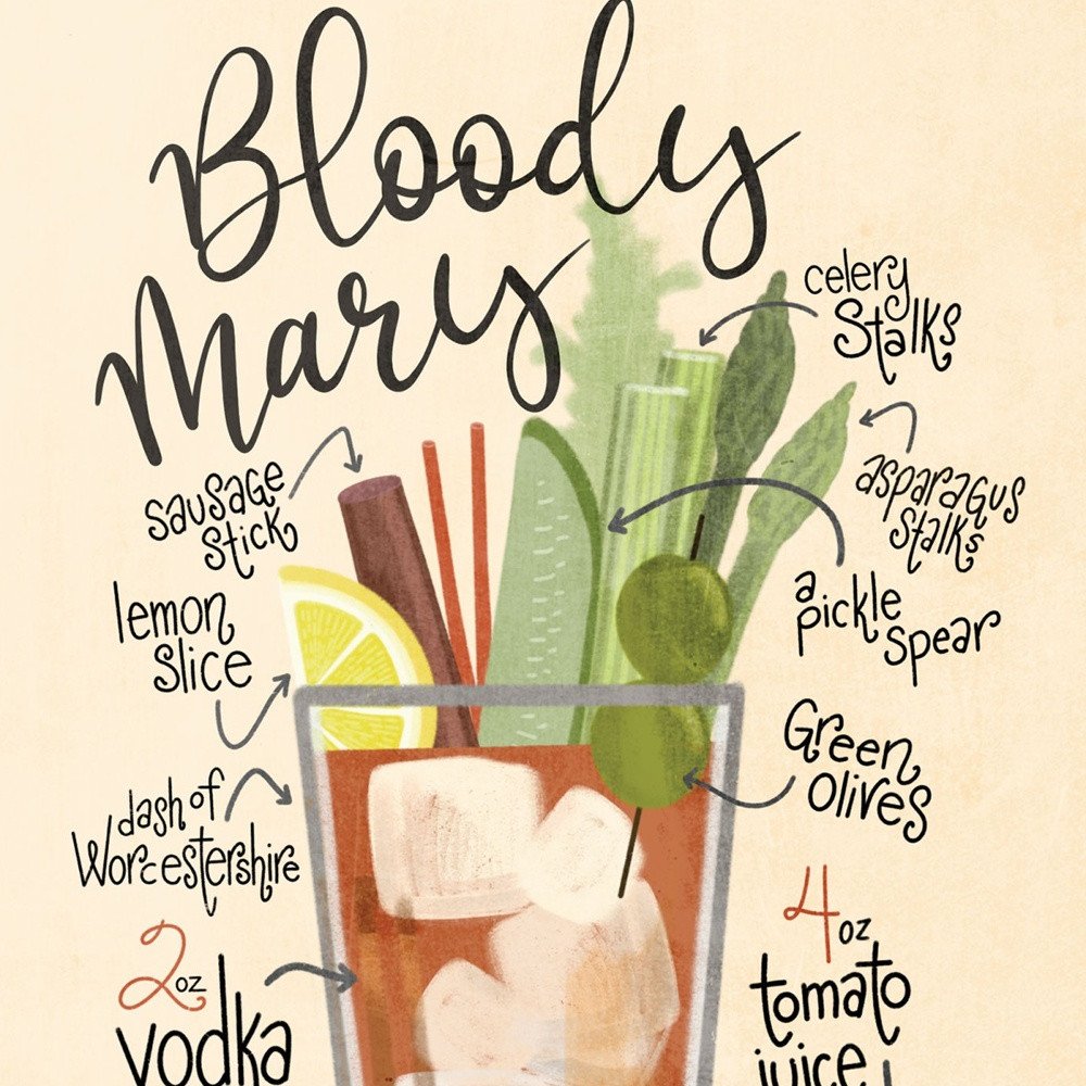 Bloody Mary 1 Black Framed Print Wall Art HomeRoots
