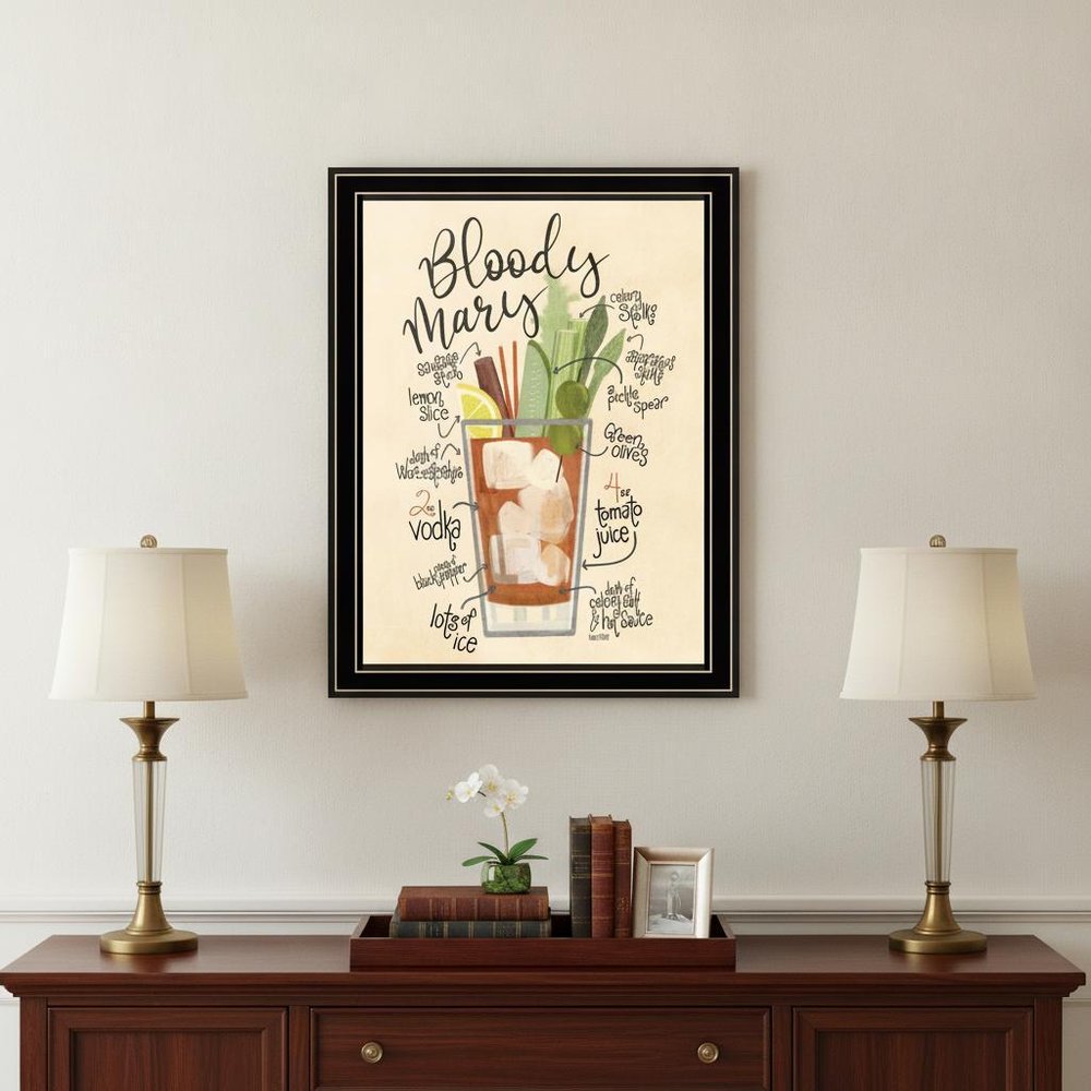 Bloody Mary 1 Black Framed Print Wall Art HomeRoots