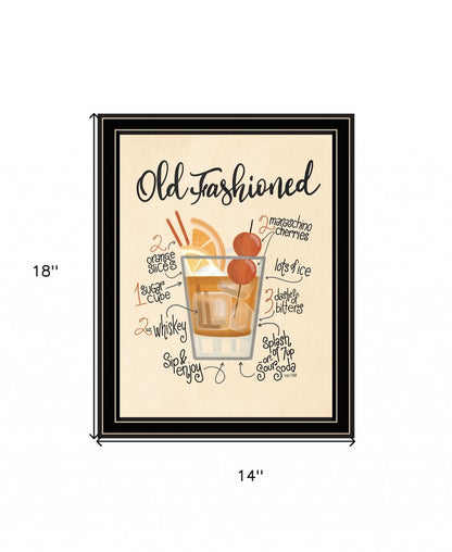 Old Fashioned 1 Black Framed Print Wall Art HomeRoots