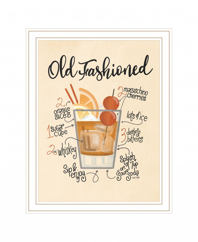 Old Fashioned 2 White Framed Print Wall Art HomeRoots