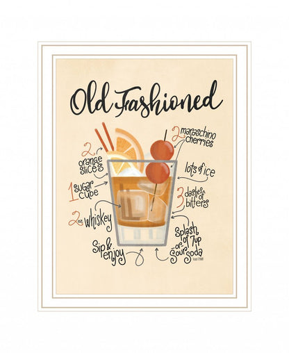 Old Fashioned 2 White Framed Print Wall Art HomeRoots