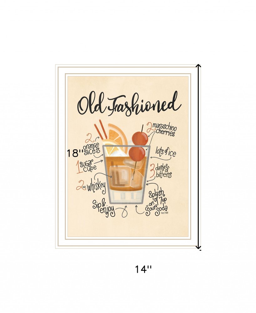 Old Fashioned 2 White Framed Print Wall Art HomeRoots