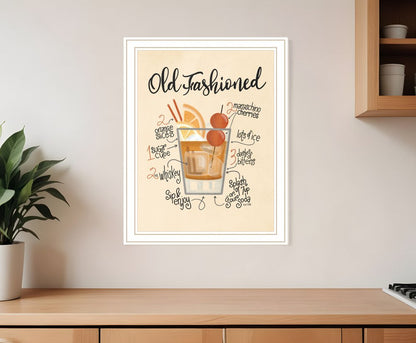 Old Fashioned 2 White Framed Print Wall Art HomeRoots