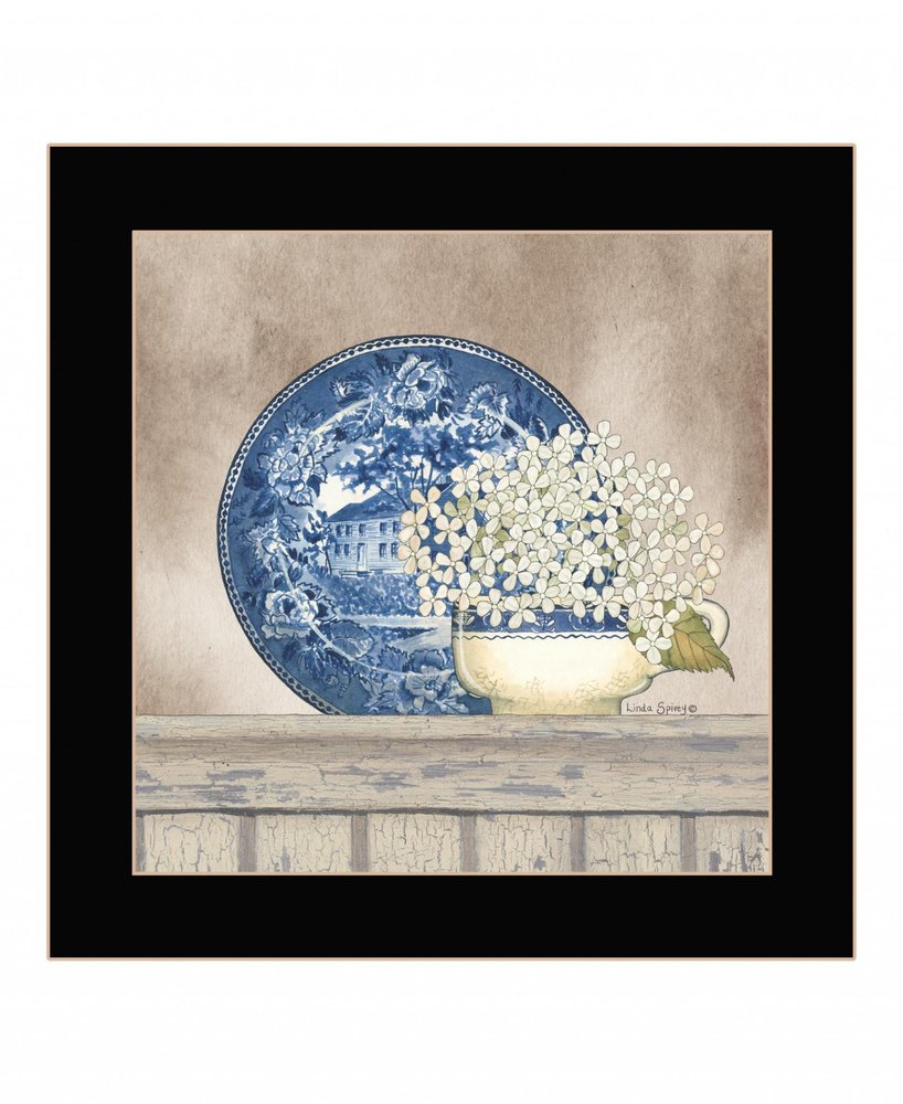 Farmhouse Blues I 1 Black Framed Print Wall Art — view 2