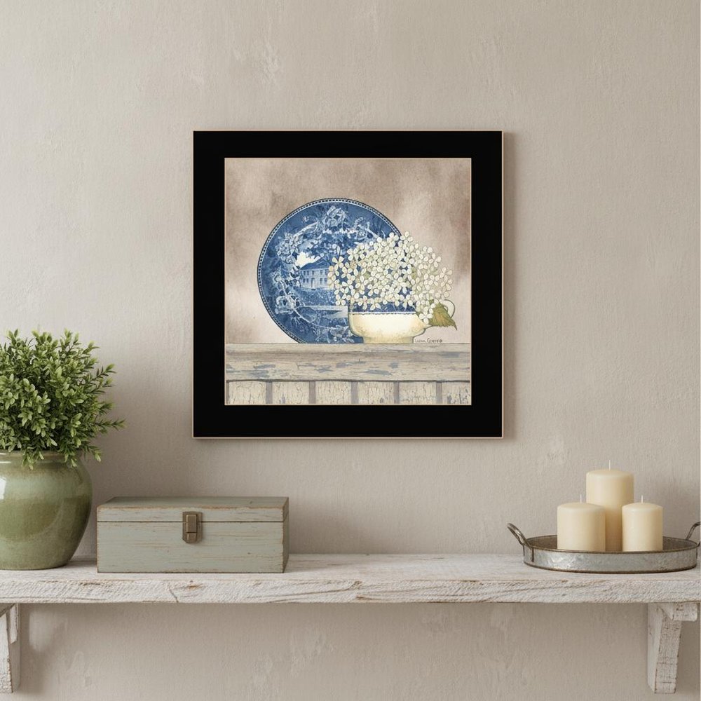 Farmhouse Blues I 1 Black Framed Print Wall Art HomeRoots